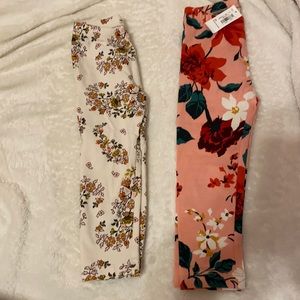 Two pairs of leggings